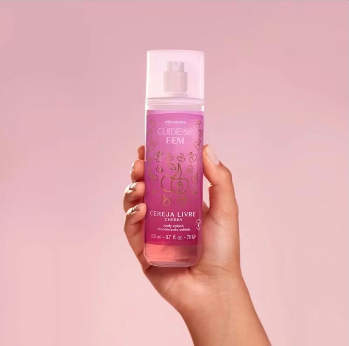 Body Splash Cuide-se Bem Cereja Livre - 200ml - Imagem 3