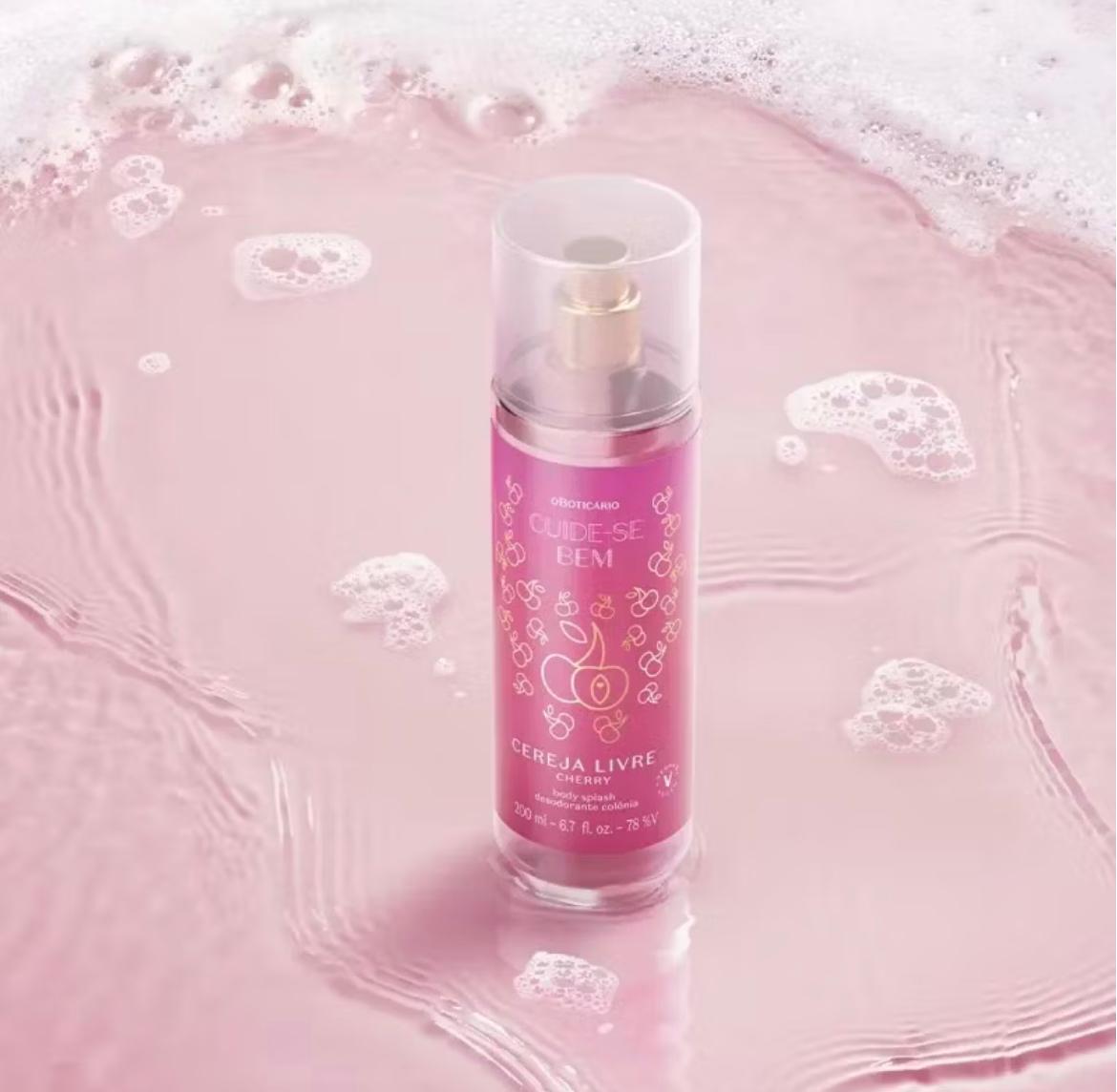 Body Splash Cuide-se Bem Cereja Livre - 200ml - Imagem 2